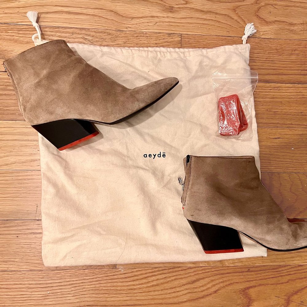 Aeyde - Suede Ankle boots - Size 36